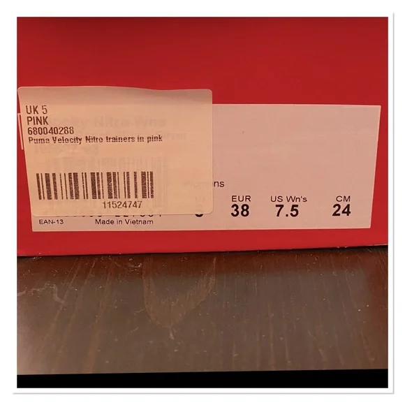 Puma Velocity Nitro Trainers - Sherbet Pink - Picture 6 of 6